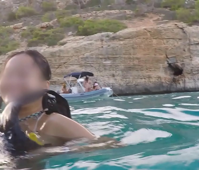 Caught On Camera ~ Steamy Outdoor Public Sex With Pussy Show And Sensual Underwater Creampie
