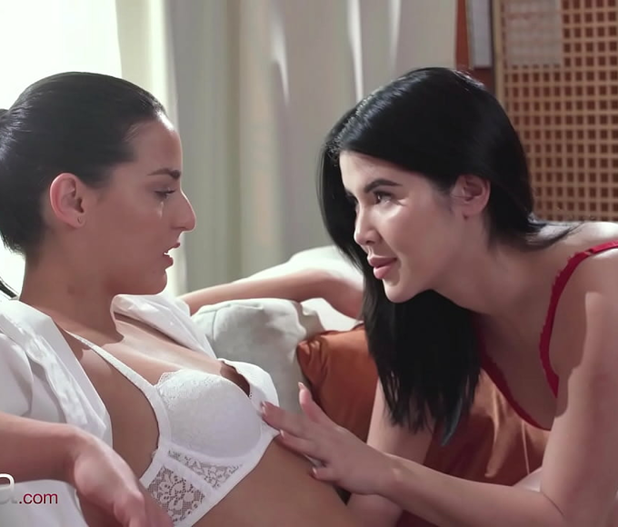 Unleash Your Fantasies With These Luscious Lesbians In Seductive Lingerie