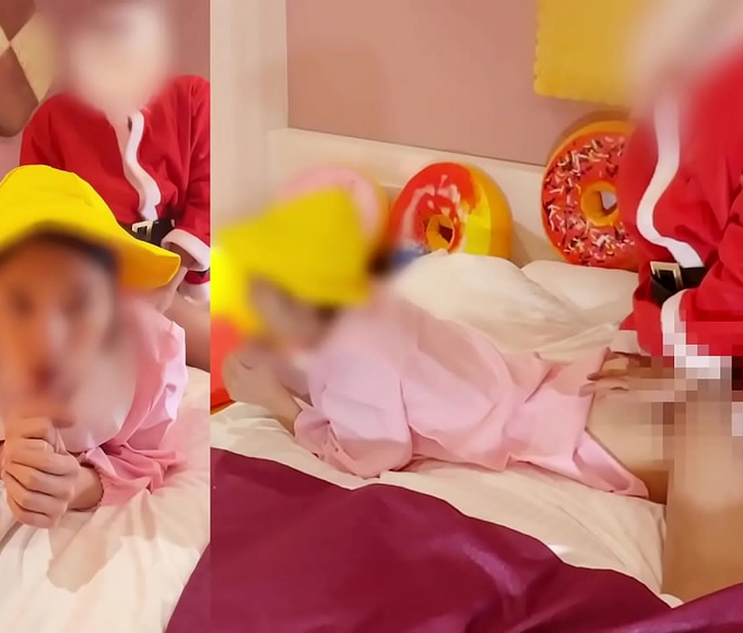 Jav Beauty Let's Santa Claus Fuck Her Tight Little Cunt