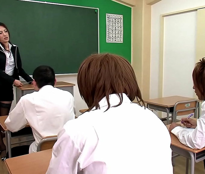 Japanese Enchantress Milf Fucks Her Students And Gets Kinky In The Hospital!