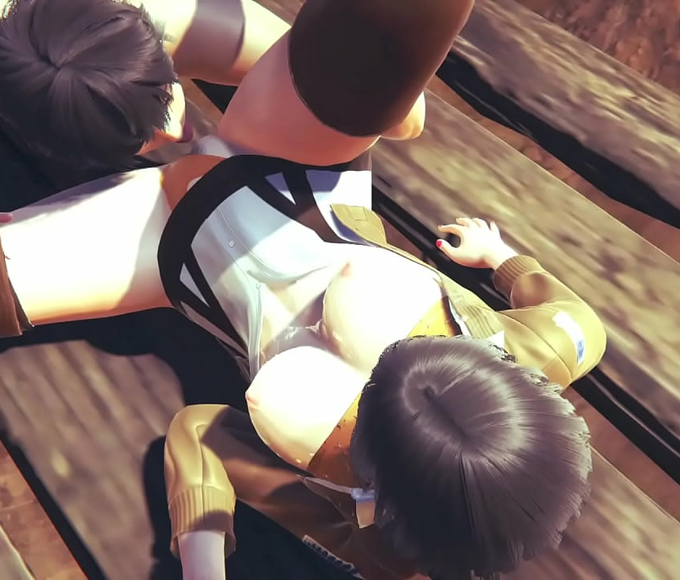 Mikasa's Luscious Blowjob And Cunnilingus In Hentai On Titans Porn