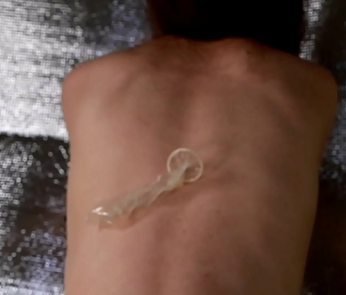 Japanese Beauty Bubbles Her Man's Semen After Naughty Nakadashi